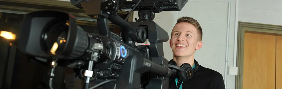 student cameraman